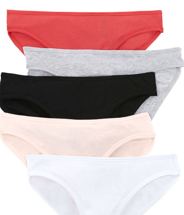 Weekly pack of 5 women's panties white