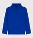 Children's plain cotton rollneck top