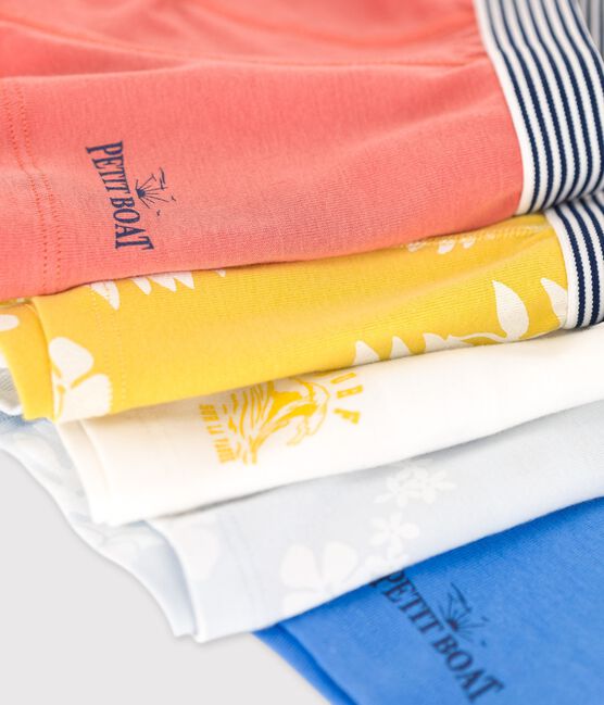 Boys' Hawaiian Print Cotton Boxer Shorts - 5-Pack variante 1