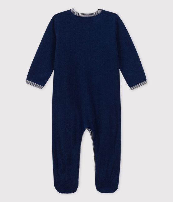 Babies' Terry Sleepsuit MEDIEVAL blue