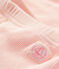 Babies' Organic Cotton 2x2 Rib Knit Leggings FLEUR pink