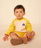 Babies' Light Fleece Sweatshirt AVALANCHE yellow/NECTAR
