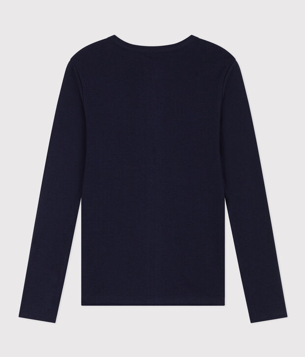 Women's Iconic long-sleeve cotton T-shirt SMOKING