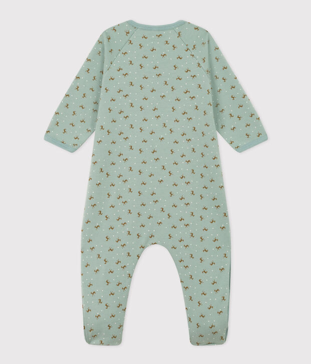 Babies' Patterned Fleece Pyjamas green/multicolor