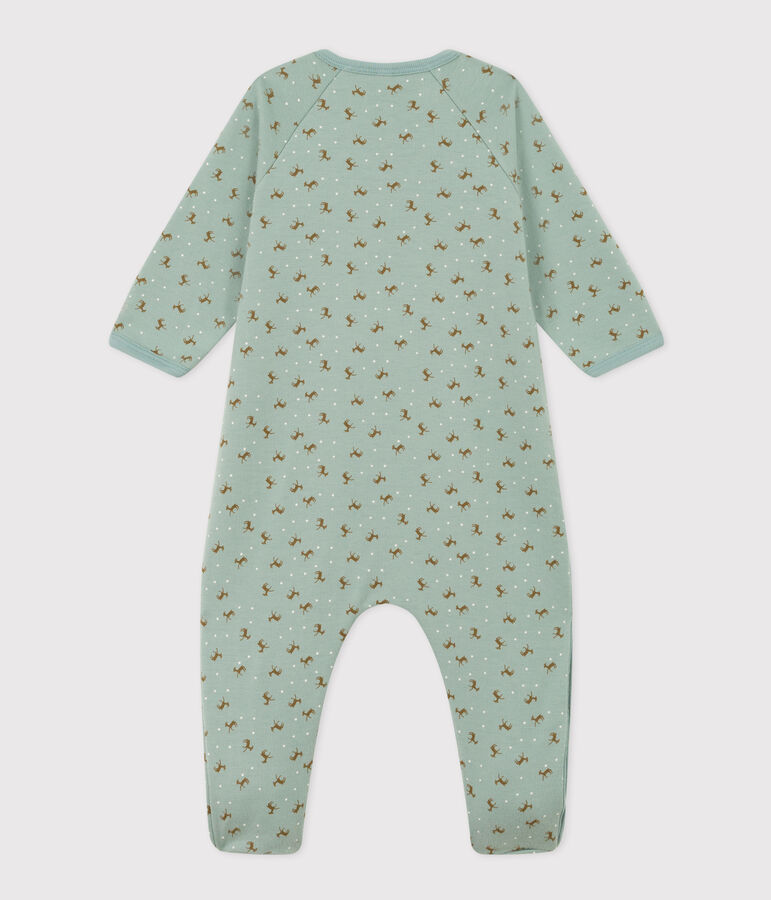 Babies' Patterned Fleece Pyjamas green/multicolor