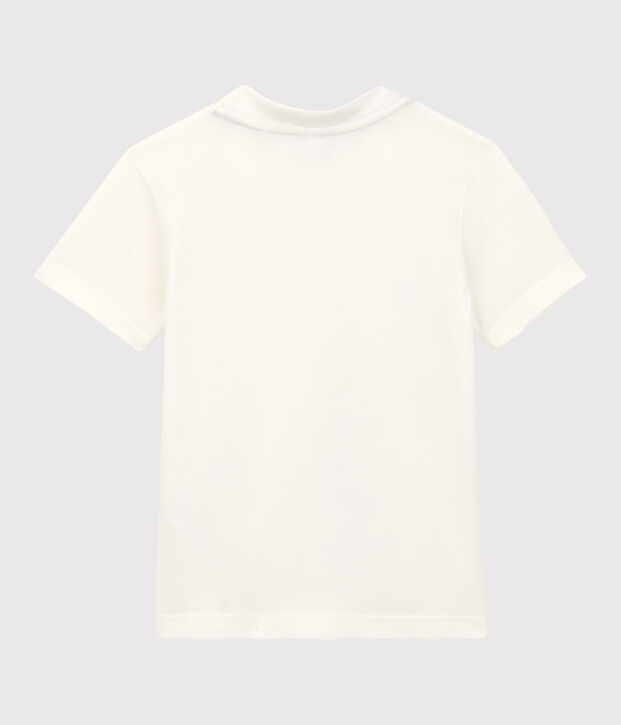 Boys' Short-Sleeved Jersey T-Shirt white