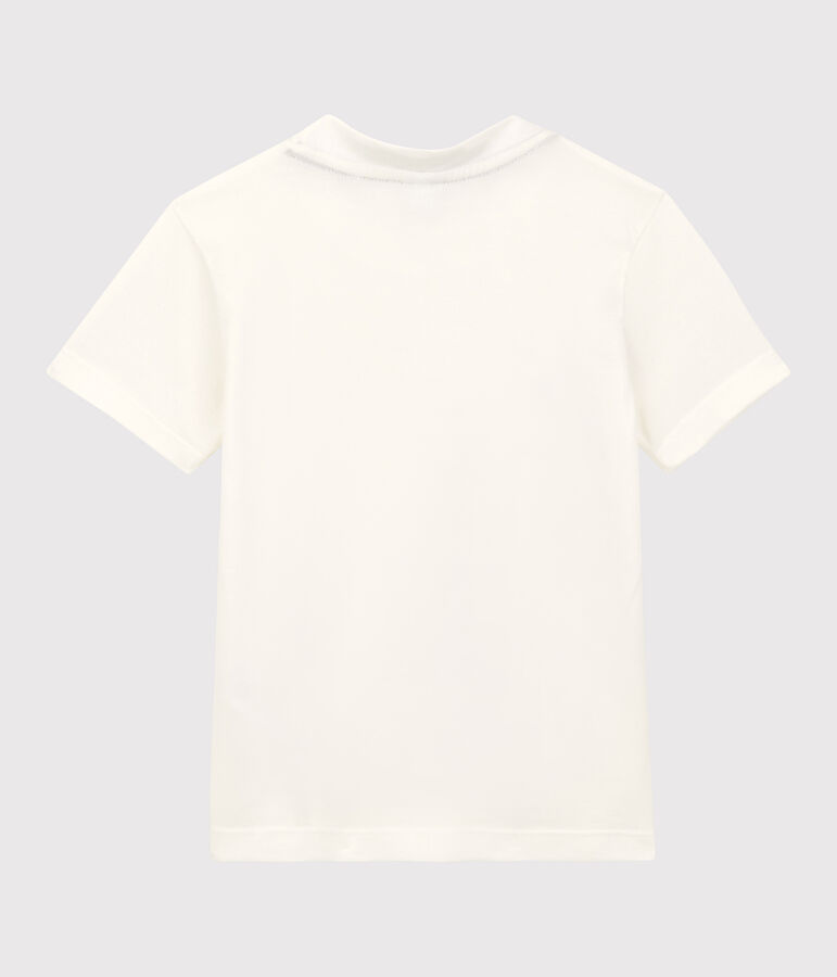 Boys' Short-Sleeved Jersey T-Shirt white