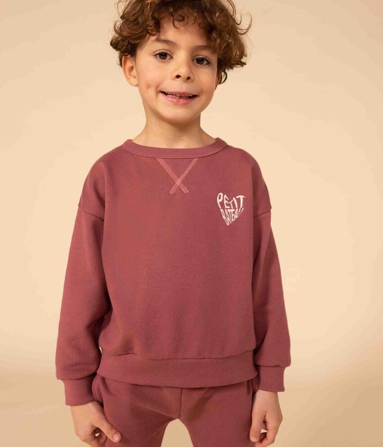 Children's fleece sweatshirt brown