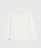 Children's printed cotton polo neck top MARSHMALLOW white/MULTICO white