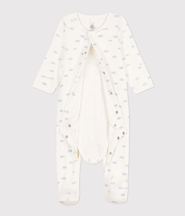 Tube Knit Cloud Patterned Bodyjama white/multicolor