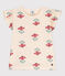 Girls' Printed Cotton T-Shirt AVALANCHE+ENNEIGE white/MULTICO