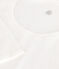 Women's long-sleeved dancer neck T-shirt   MARSHMALLOW white