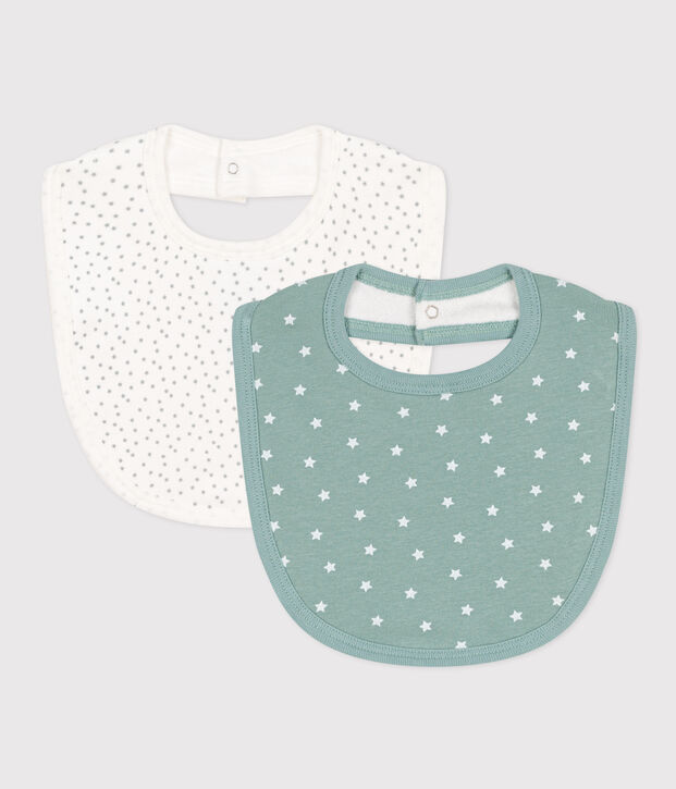 Printed Cotton Baby Bibs - 2-Pack multicolor