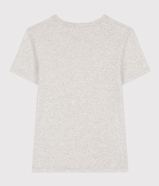 Women's Iconic Cotton Round Neck T-Shirt BELUGA CHINE grey