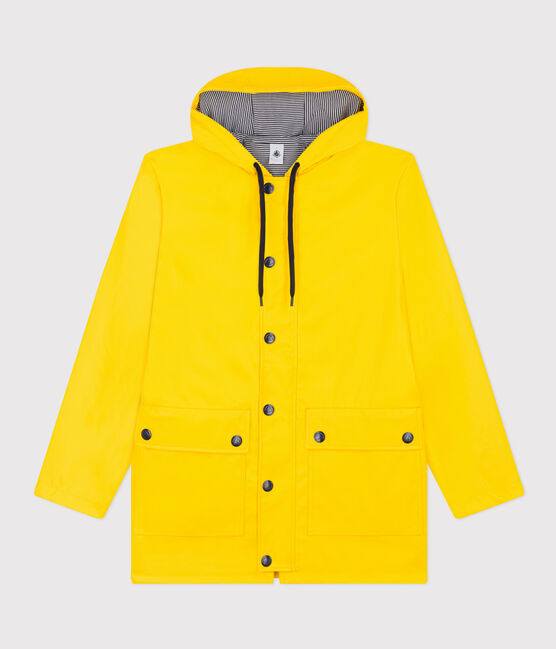 Iconic Recycled Fabric and Organic Cotton Raincoat JAUNE yellow