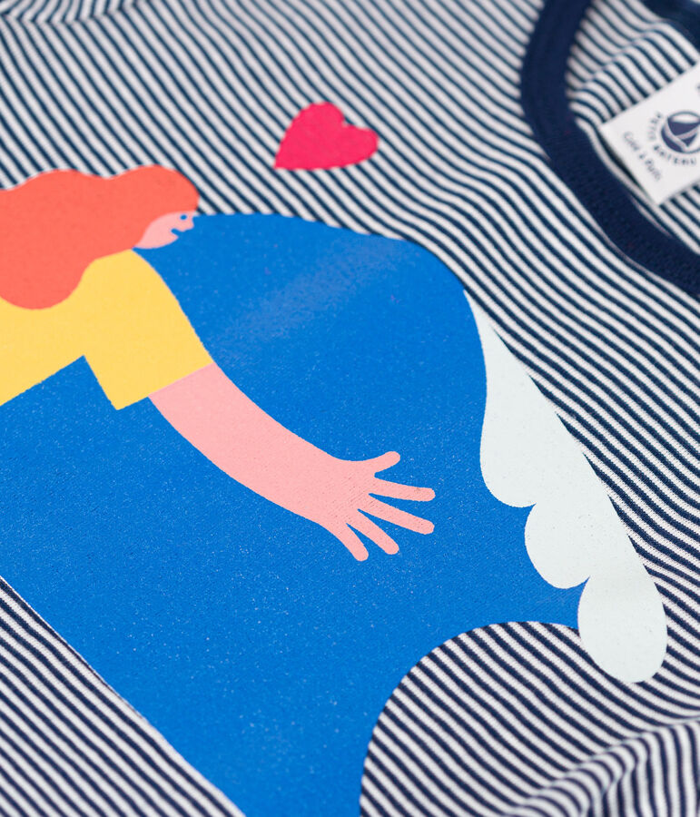 Petit Bateau x Water Family Girls' Dress blue/white