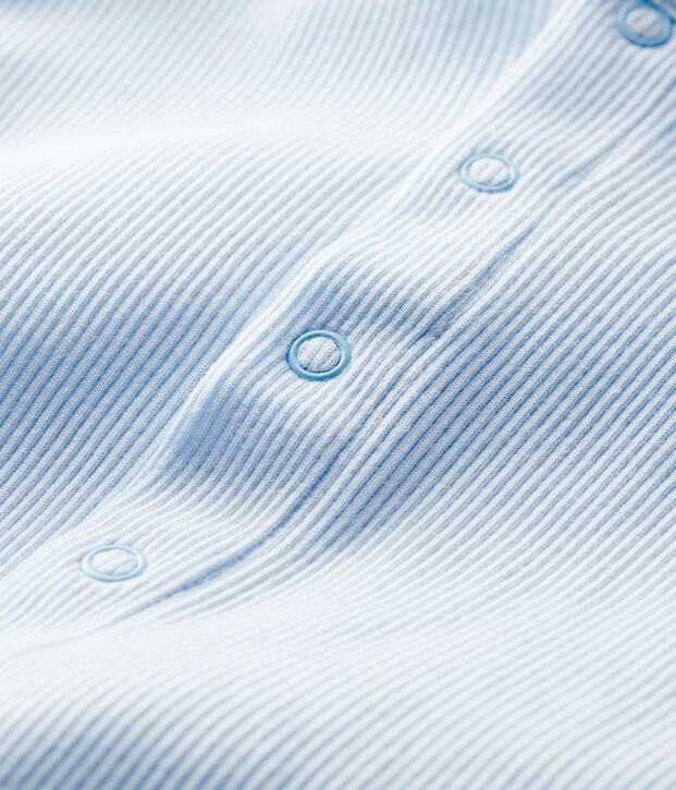 Baby cardigan in cotton rib FRAICHEUR