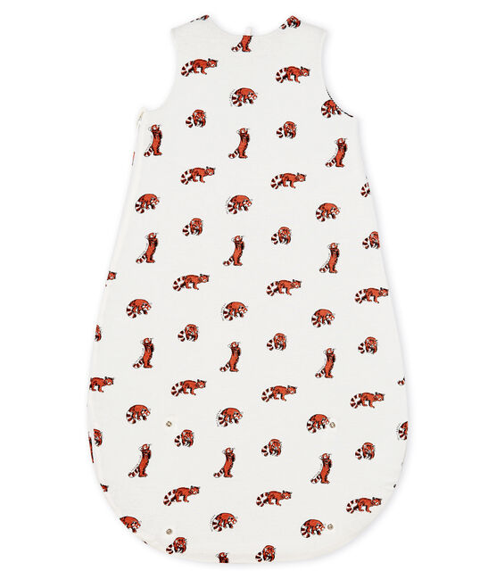 Baby Boys' Reversible Ribbed Sleeping Bag MARSHMALLOW white/MULTICO white