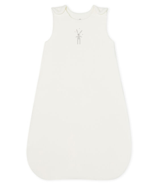 Babies' Velour Sleeping Bag MARSHMALLOW white