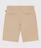 Children's Bermuda shorts in plain cotton SANDER beige