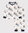 Children's Unisex Gondola Fleece Pyjamas MARSHMALLOW white/MULTICO white
