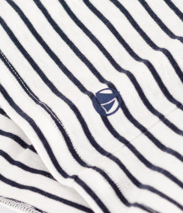 Women's Iconic Striped Cotton Vest Top white/blue