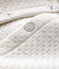 Baby girl's tubular knit cardigan MONTELIMAR CHINE beige