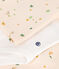 Babies' three-piece outfit made in fleece AVALANCHE white/MULTICO