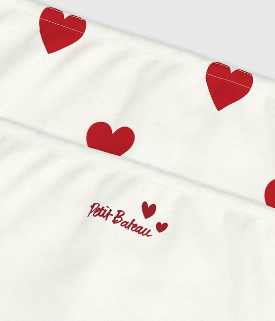 Children's heart-print cotton  shorties - 2-pack variante 1