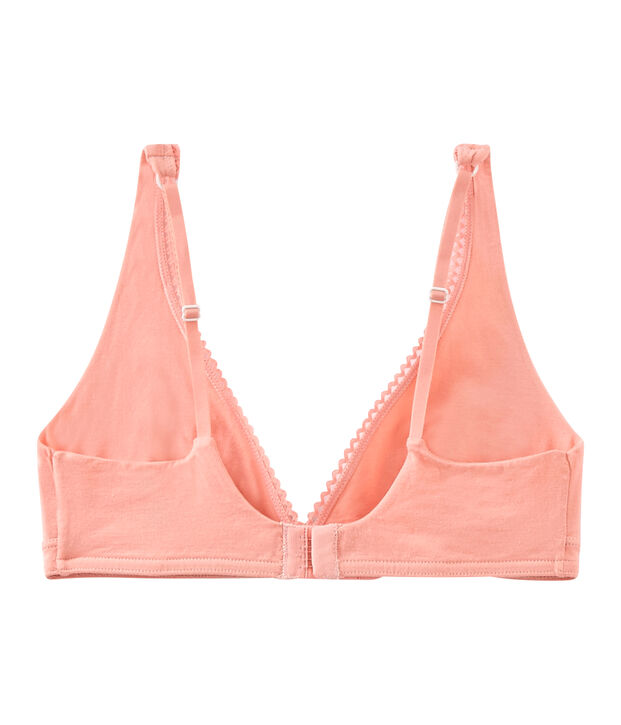 Women's extra fine jersey bra pink