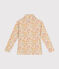 Girls' cotton rollneck top AVALANCHE /CUIVRE /MULTICO