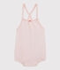 Baby Girls' Pink Organic Cotton Terry Playsuit
