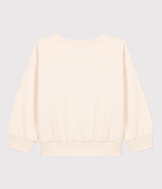 Unisex Patterned Fleece Sweatshirt AVALANCHE Ecru