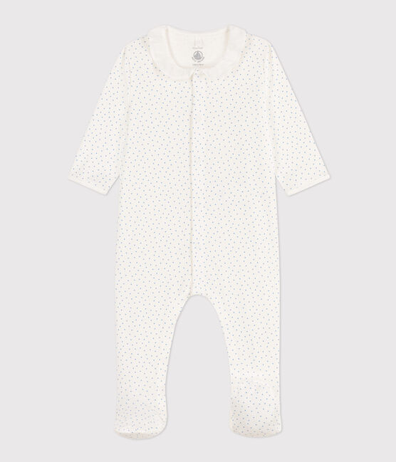 Spotted Cotton Sleepsuit MARSHMALLOW white/EDNA