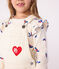 Children's long-sleeved printed cotton T-shirt MILK /MULTICO