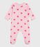 Babies' heart-print cotton pyjama suit MARQUISE /PEACHY