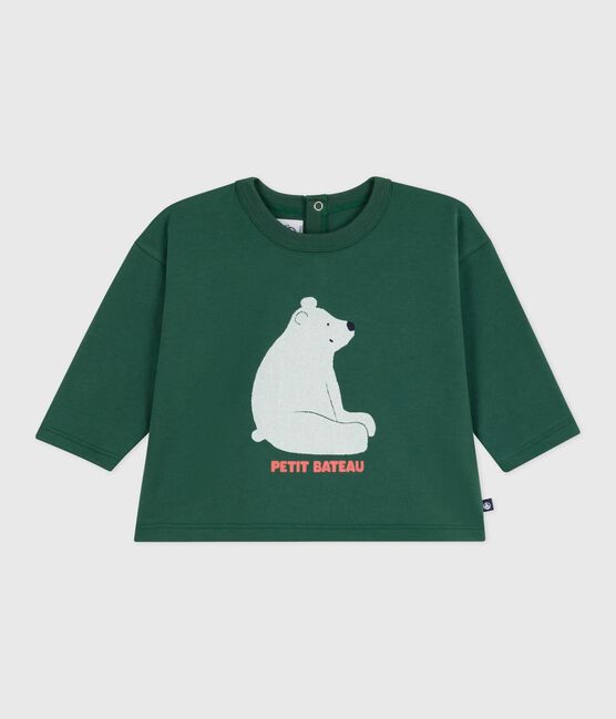 Babies' long-sleeved T-shirt with a cat design WILLOW