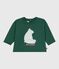 Babies' long-sleeved T-shirt with a cat design WILLOW