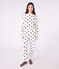 Women's cotton terry pyjamas printed with hearts MILK blue/SOIR
