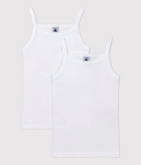 Girls' White Strappy Tops - 2-Pack variante 1
