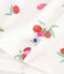 Children's fruit print cotton nightdress MARSHMALLOW white/MULTICO white