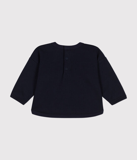 Babies' fleece sweatshirt SMOKING blue