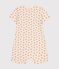 Babies' Lightweight Printed Fleece Playsuit AVALANCHE /FAMEUX