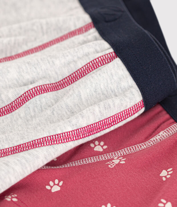 Boys' cotton boxer shorts - 2-Pack multicolor