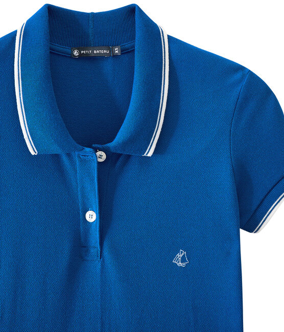 Dress inspired by the polo PERSE blue