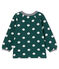 Baby Girls' Long-Sleeved Print Blouse SOUSBOIS green/MARSHMALLOW white