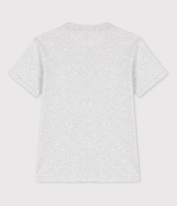 Boys' Short-Sleeved Cotton T-Shirt grey