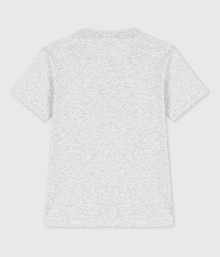 Boys' Short-Sleeved Cotton T-Shirt grey