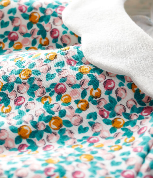 Baby girl's long-sleeved blouse white/multicolor