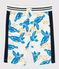 Boys' Cotton Bermuda Shorts white/multicolor